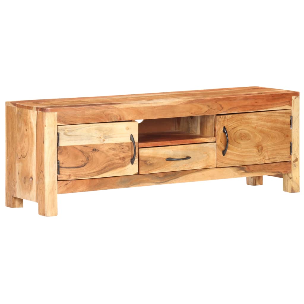 Tv Stolek 116 X 30 X 40 Cm Masivní Akáciové Dřevo