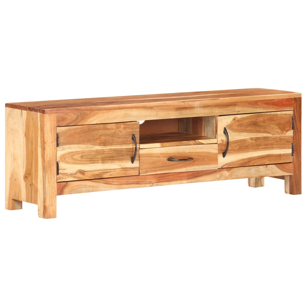 Tv Stolek 116 X 30 X 40 Cm Masivní Akáciové Dřevo