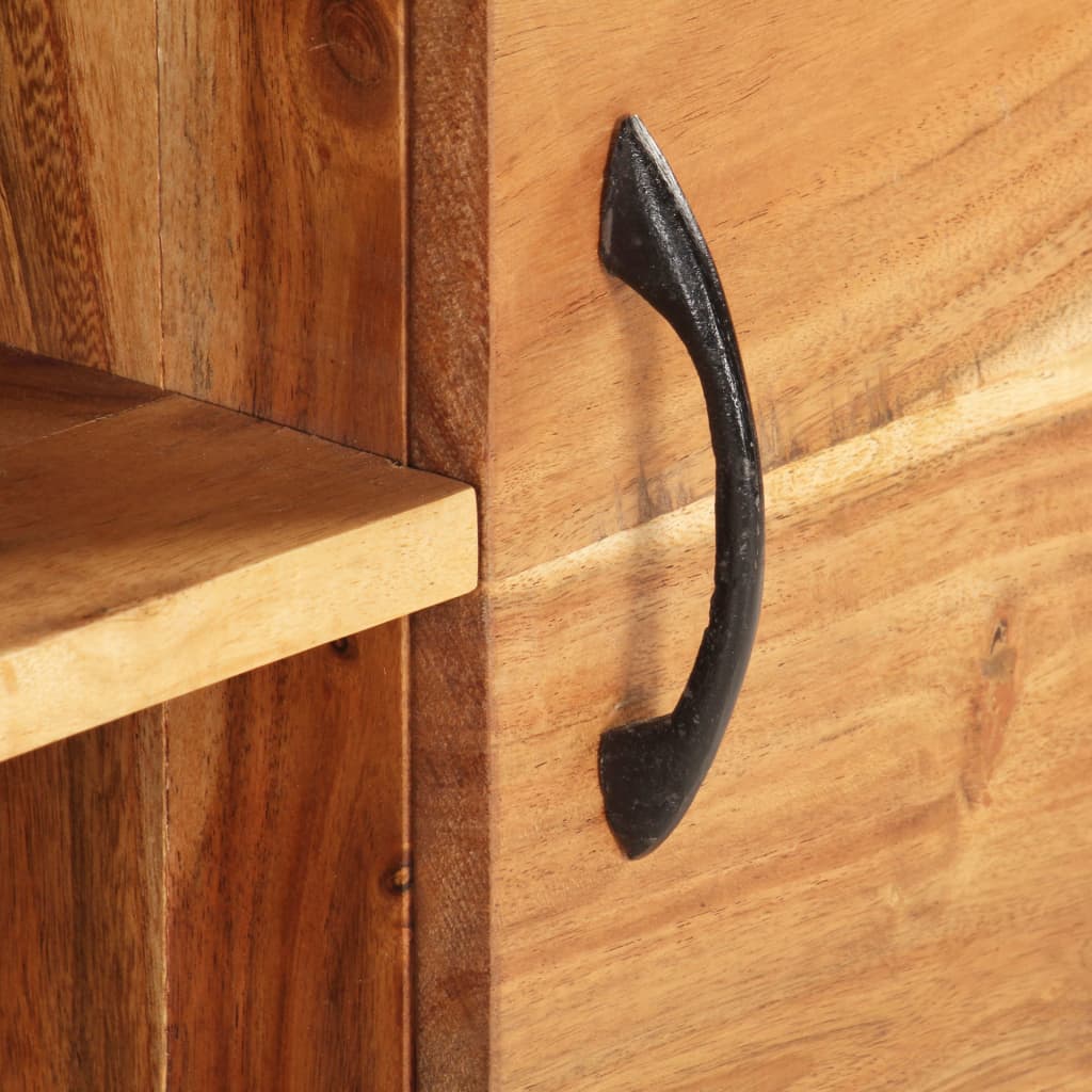 Příborník 116 X 30 X 66 Cm Masivní Akáciové Dřevo