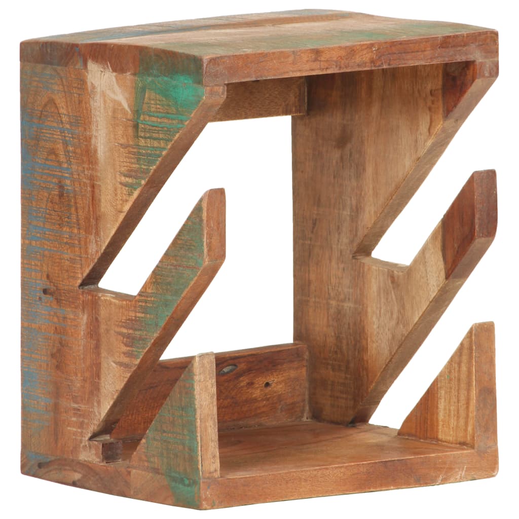 Nástěnný Držák Na Skateboard 25 X 20 X 30 Cm Recyklované Dřevo