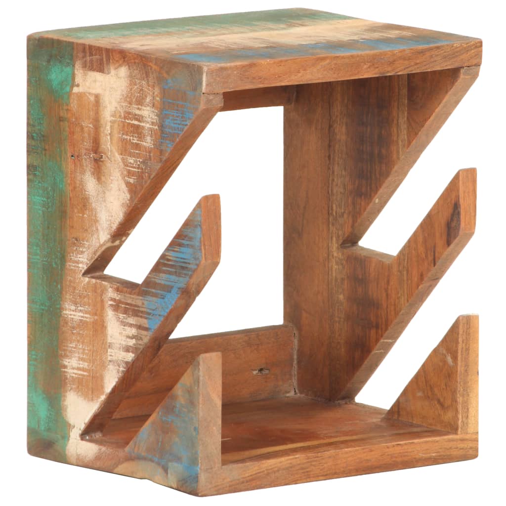 Nástěnný Držák Na Skateboard 25 X 20 X 30 Cm Recyklované Dřevo