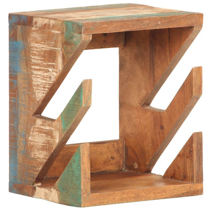 Nástěnný Držák Na Skateboard 25 X 20 X 30 Cm Recyklované Dřevo