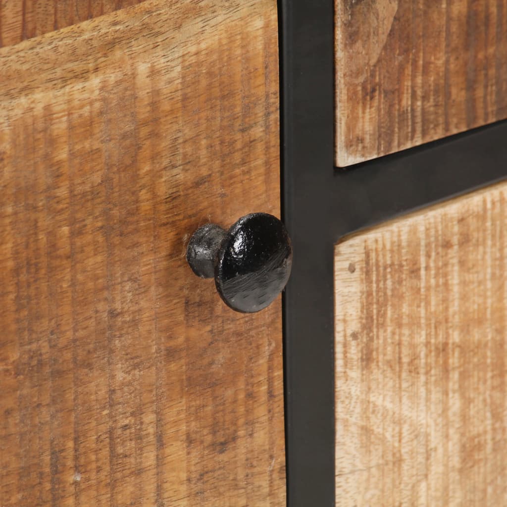 Příborník 85 X 30 X 80 Cm Hrubé Mangovníkové Dřevo