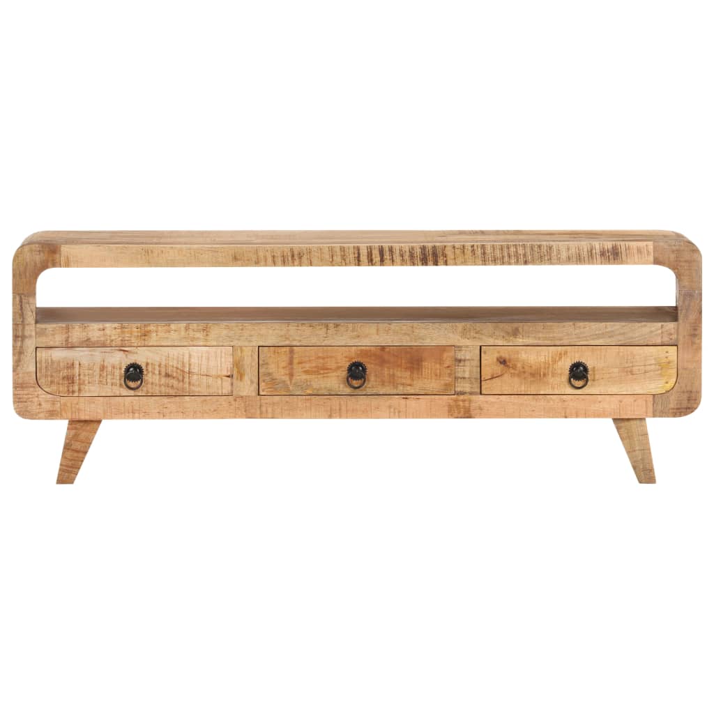 Tv Stolek 117 X 30 X 41 Cm Masivní Hrubé Mangovníkové Dřevo