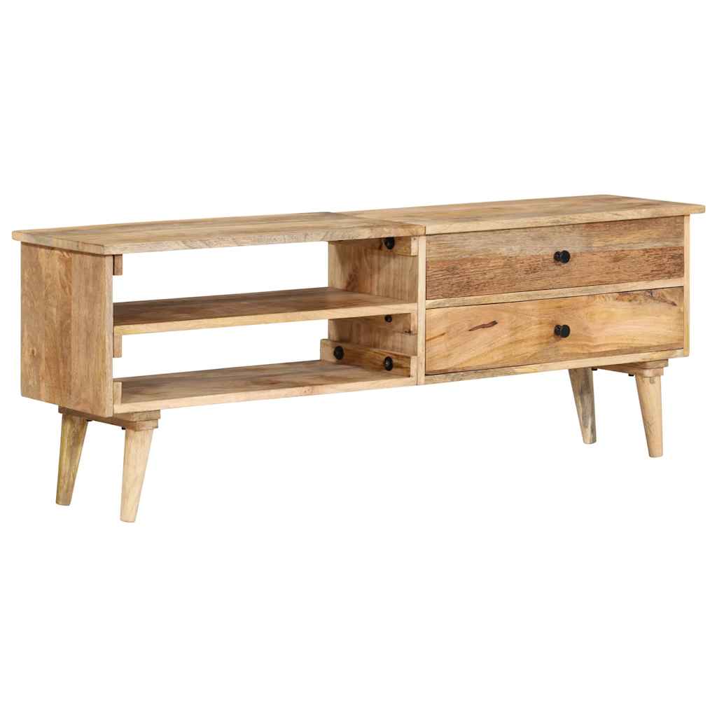 Tv Stolek 140 X 30 X 50 Cm Masivní Mangovníkové Dřevo