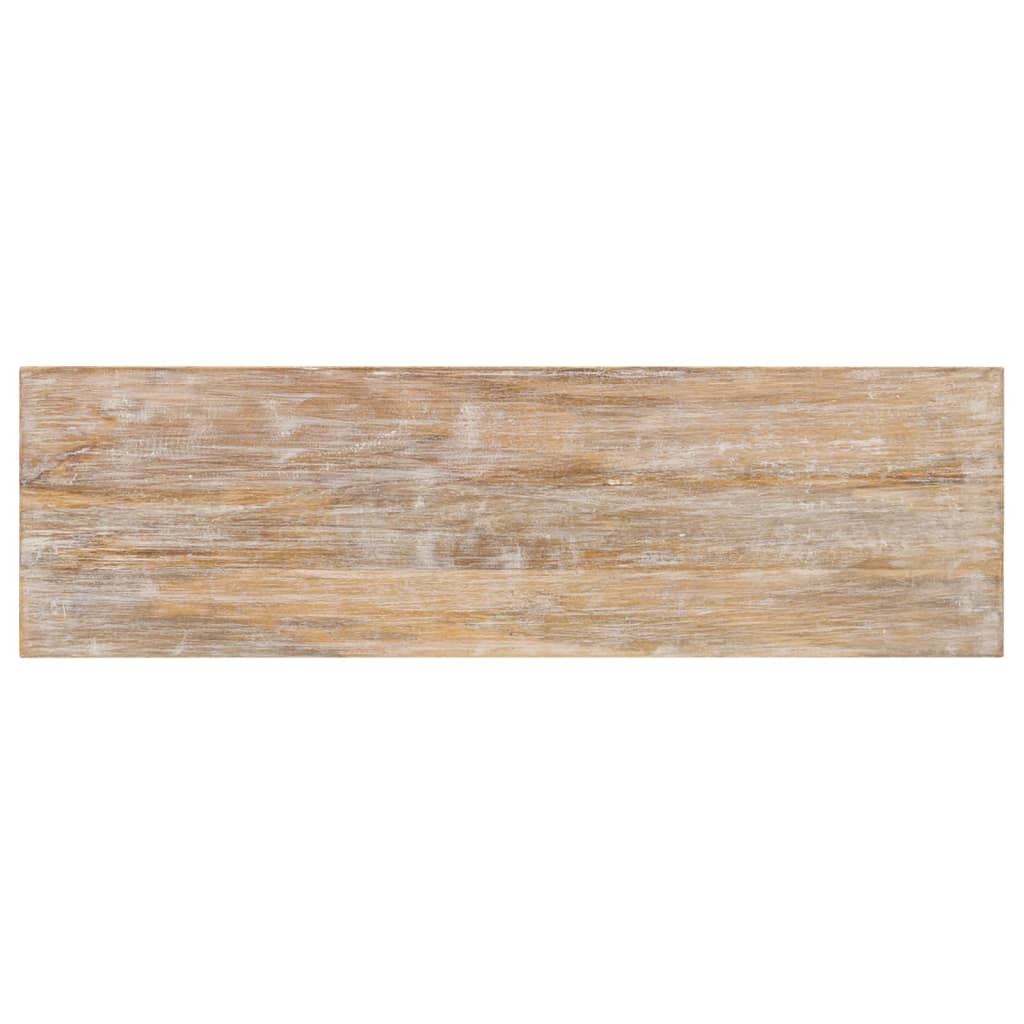 Konzolový Stolek 100 X 30 X 75 Cm Masivní Mangovníkové Dřevo