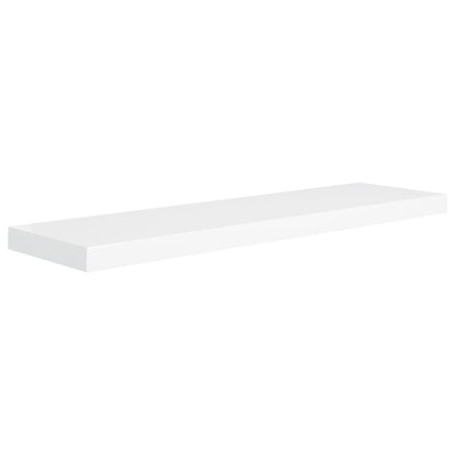 Plovoucí Nástěnné Police 4 Ks Bílé 90 X 23,5 X 3,8 Cm Mdf Bílá