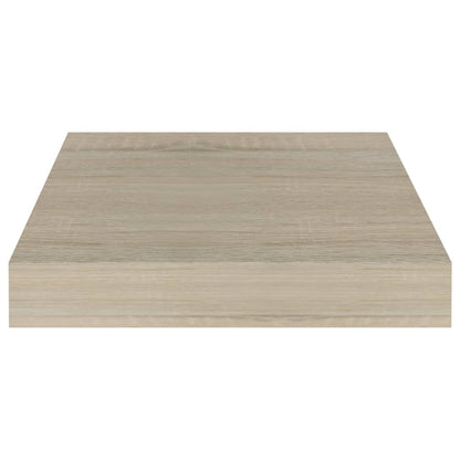 Plovoucí Nástěnné Police 4 Ks 23 X 23,5 X 3,8 Cm Mdf Dub