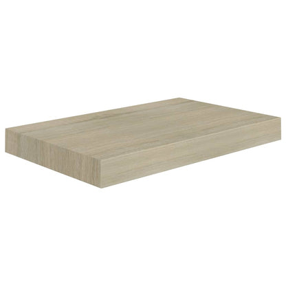 Plovoucí Nástěnné Police 4 Ks 40 X 23 X 3,8 Cm Mdf Dub