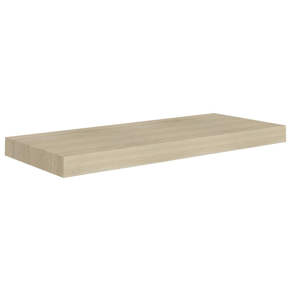 Plovoucí Nástěnná Police 60 X 23,5 X 3,8 Cm Mdf Dub