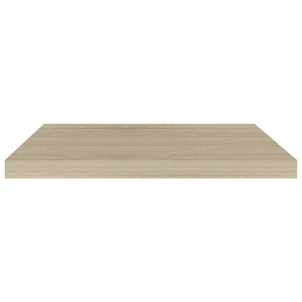 Plovoucí Nástěnná Police 60 X 23,5 X 3,8 Cm Mdf Dub