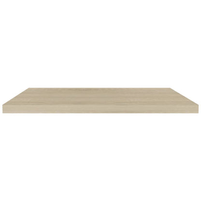Plovoucí Nástěnné Police 4 Ks 90 X 23,5 X 3,8 Cm Mdf Dub