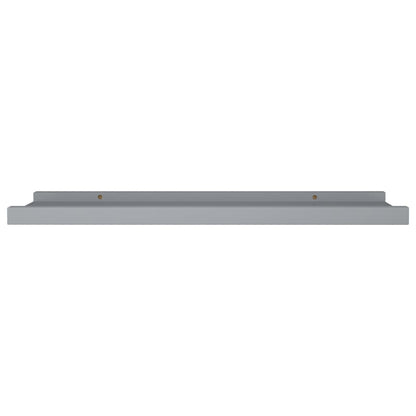 Poličky Na Zarámované Obrázky 2 Ks Šedé Mdf Šedá