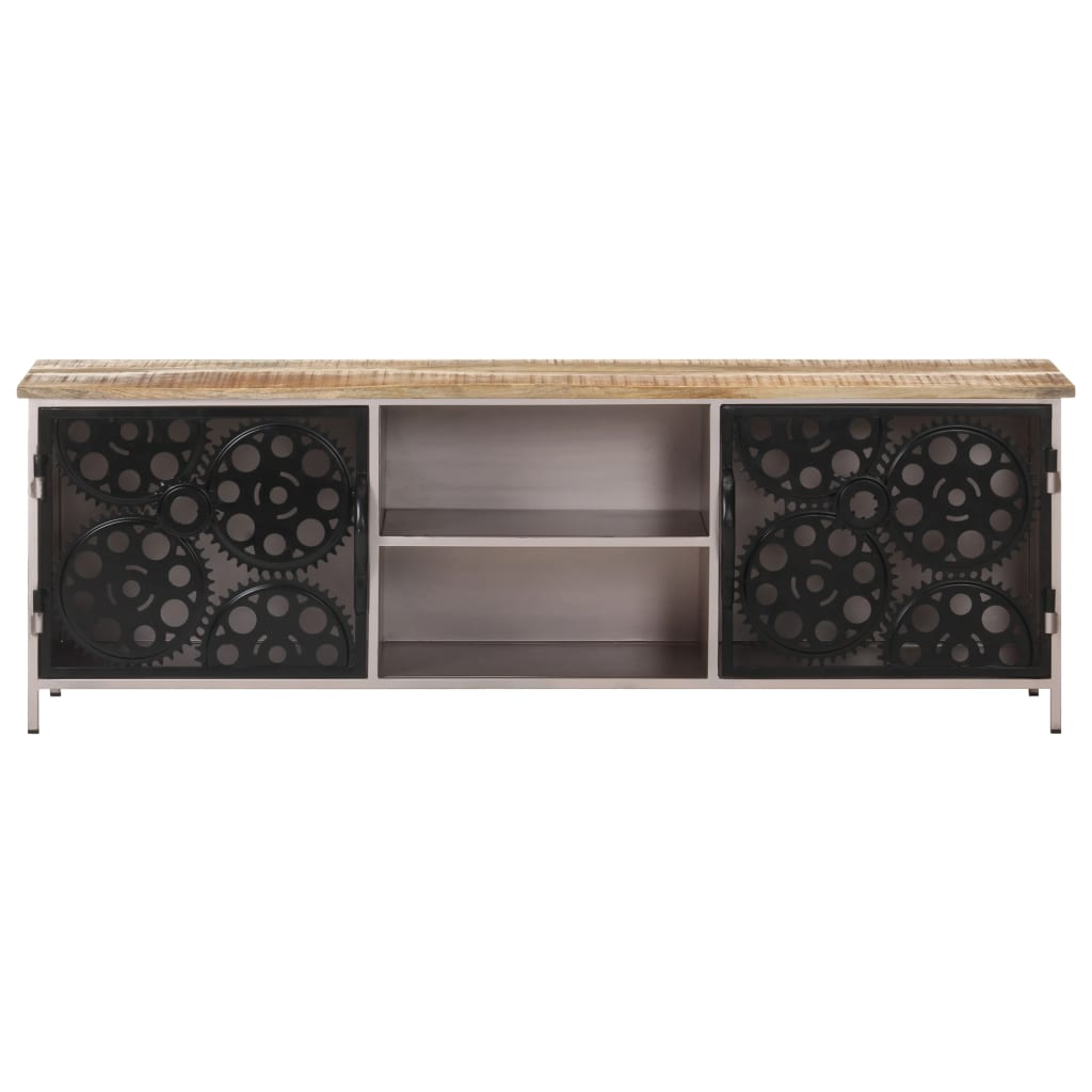 Tv Stolek 120 X 30 X 40 Cm Hrubé Mangovníkové Dřevo