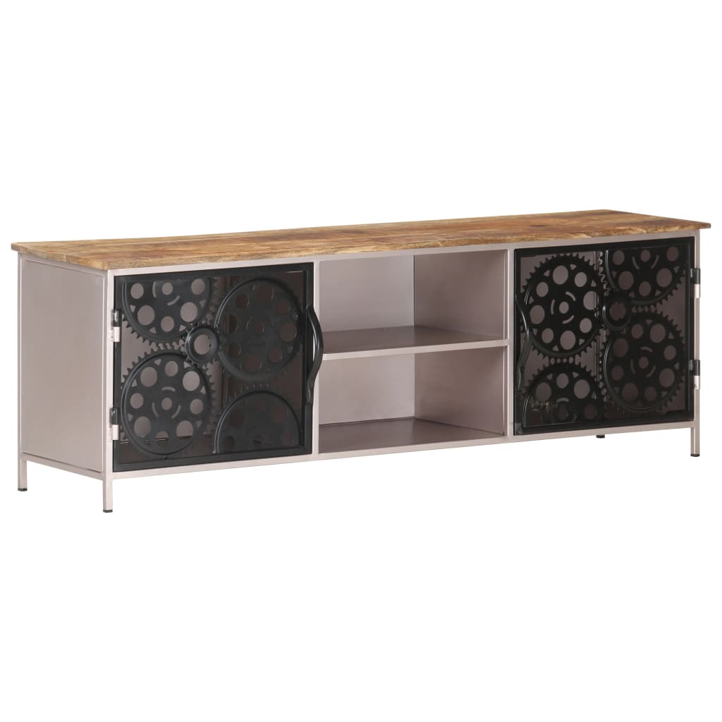 Tv Stolek 120 X 30 X 40 Cm Hrubé Mangovníkové Dřevo