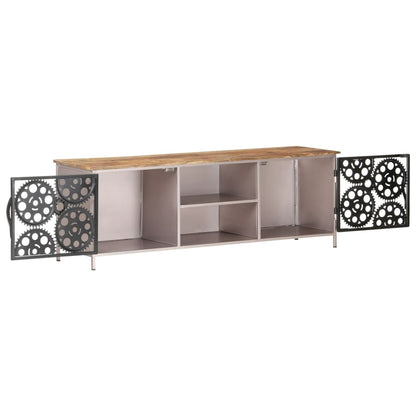 Tv Stolek 120 X 30 X 40 Cm Hrubé Mangovníkové Dřevo