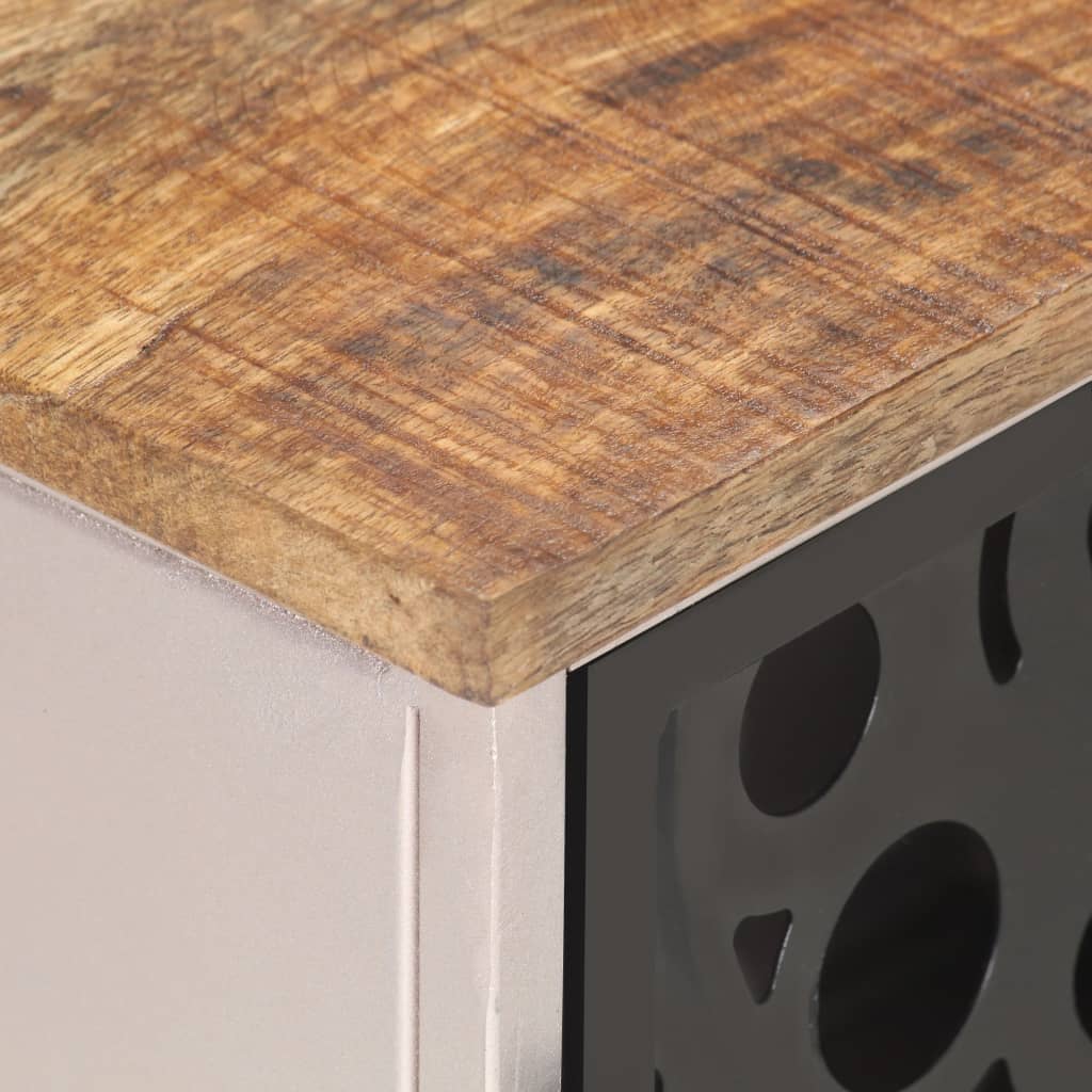 Tv Stolek 120 X 30 X 40 Cm Hrubé Mangovníkové Dřevo