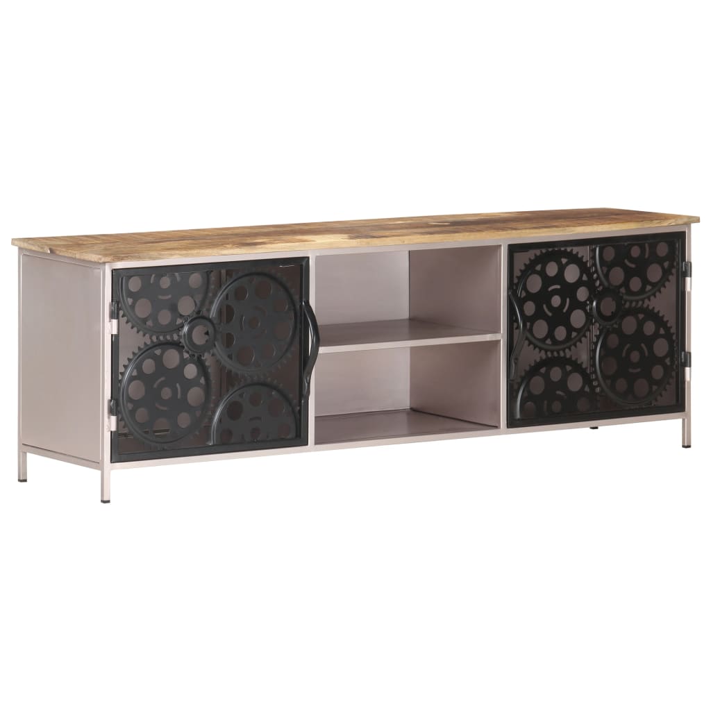 Tv Stolek 120 X 30 X 40 Cm Hrubé Mangovníkové Dřevo