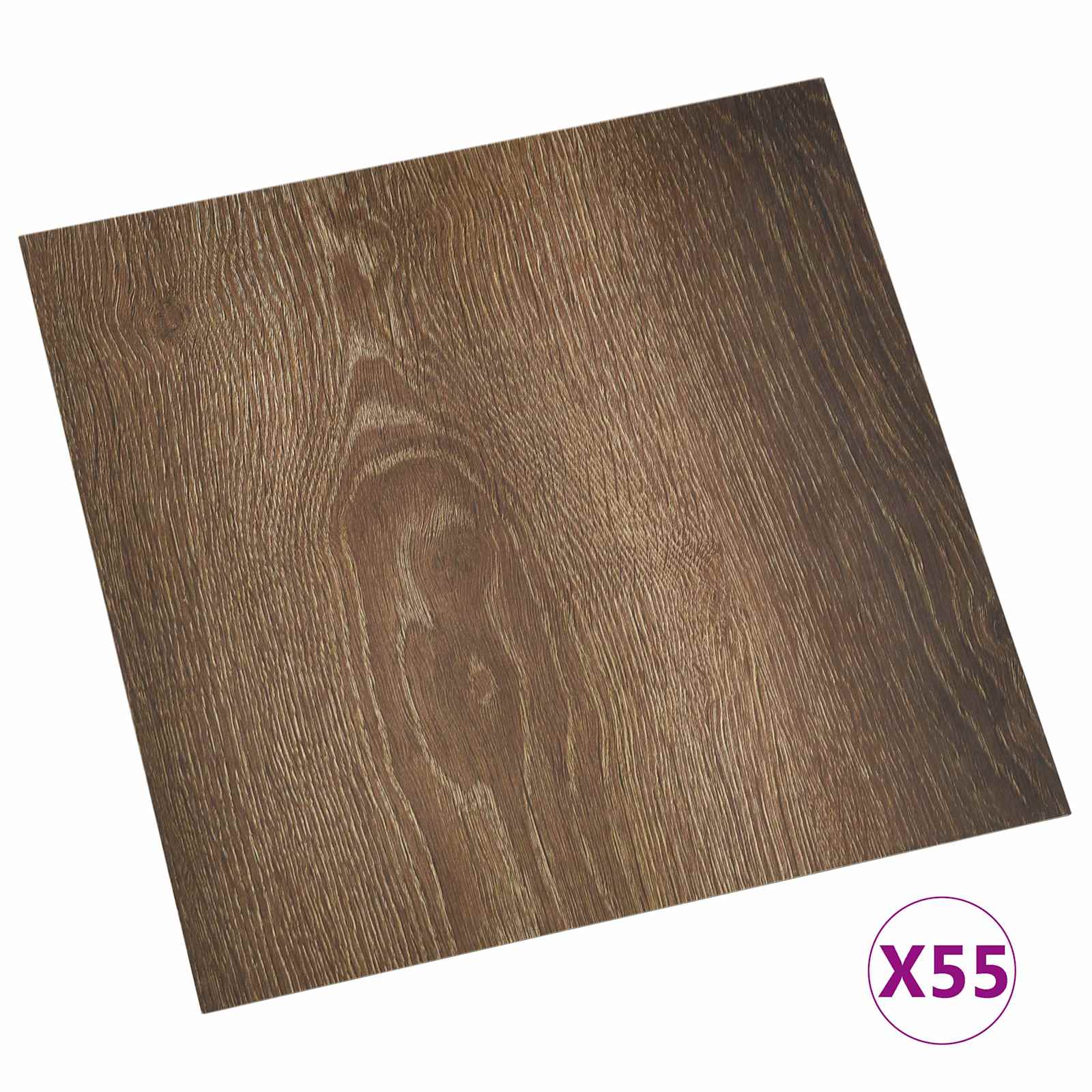 Podlahová Prkna 5,11 M² 55 Pcs Pvc Staré Dřevo