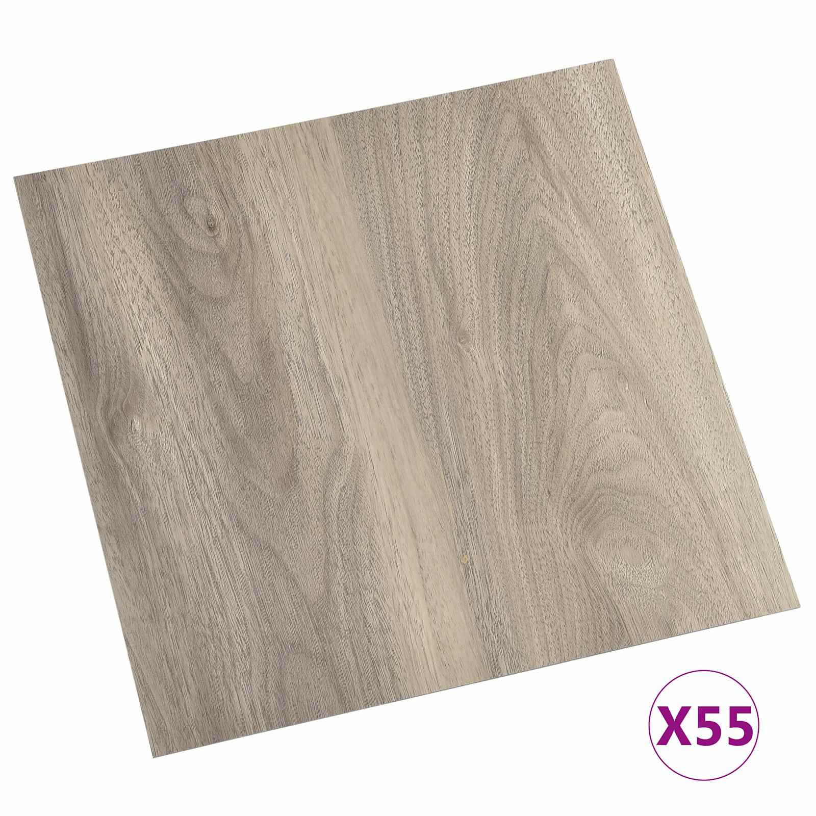 Podlahová Prkna 5,11 M² 55 Pcs Pvc Dřevěná Barva