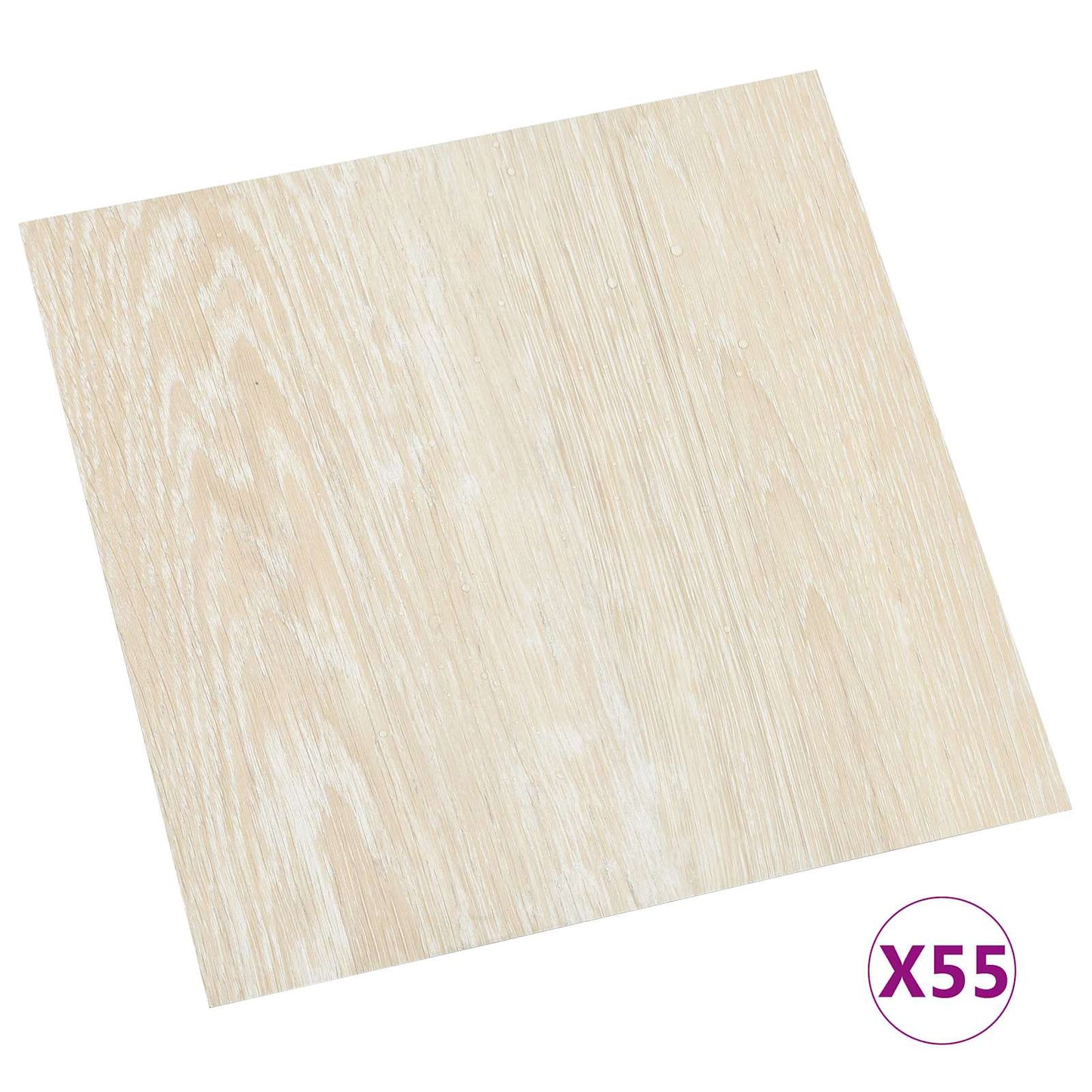 Podlahová Prkna 5,11 M² 55 Pcs Pvc Bílá A Béžová