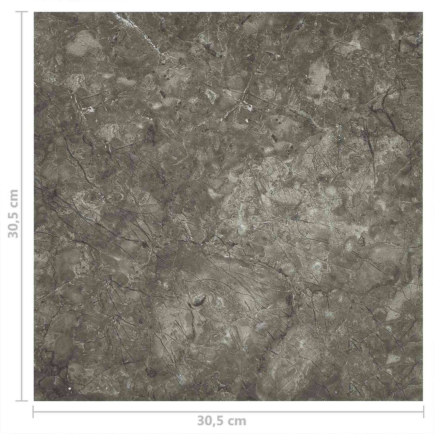 Podlahová Prkna 5,11 M² 55 Pcs Pvc Šedá A Bílá