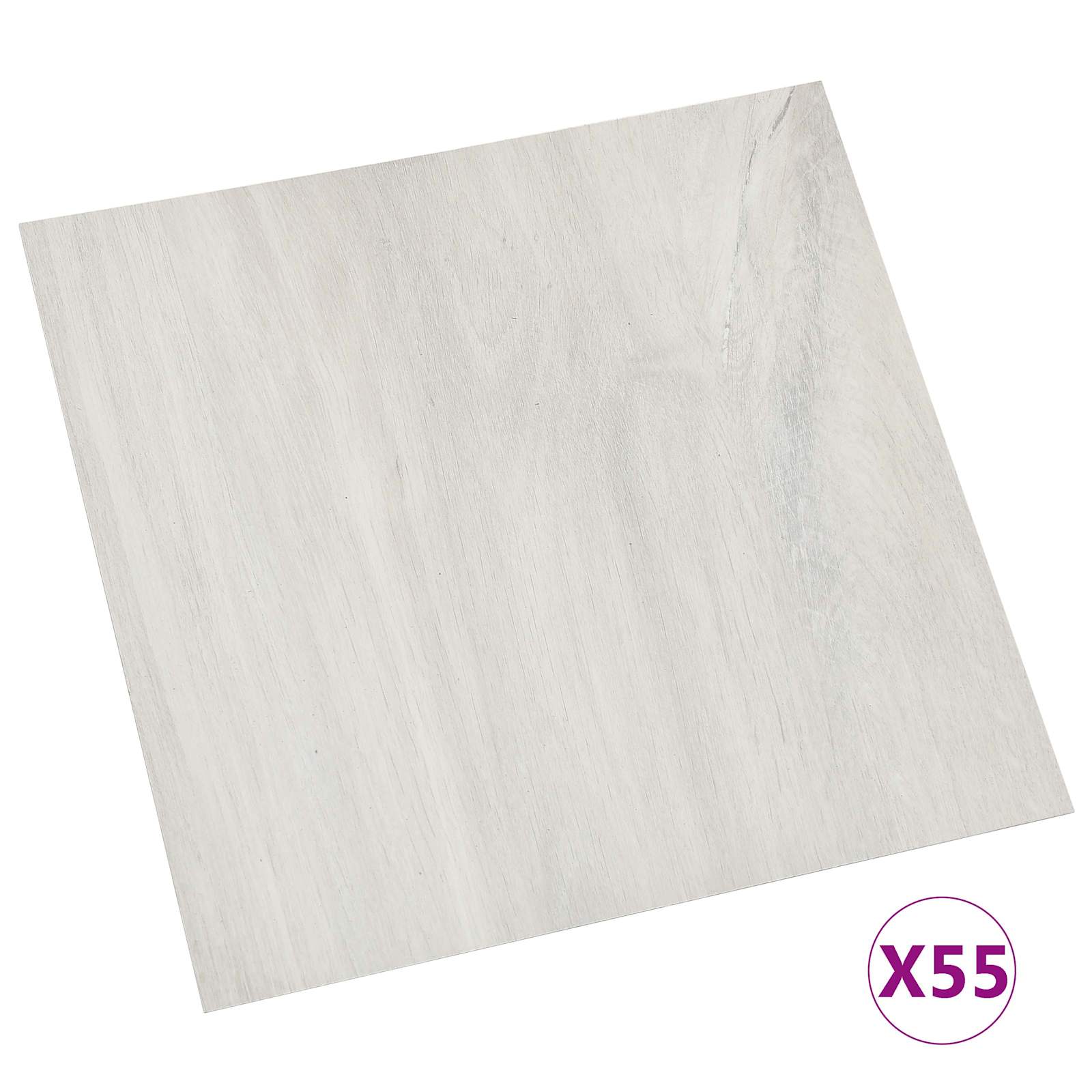 Podlahová Prkna 55 Pcs Krémová 5,11 M² Pvc