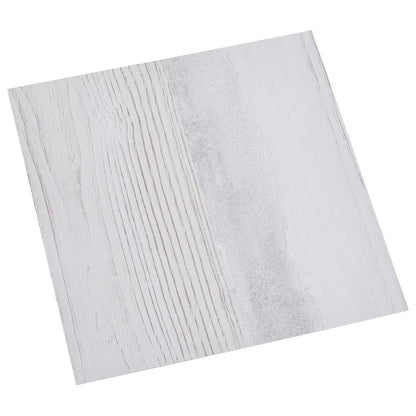 Podlahová Prkna 5,11 M² 55 Pcs Pvc Bílá A Světlá Šedá
