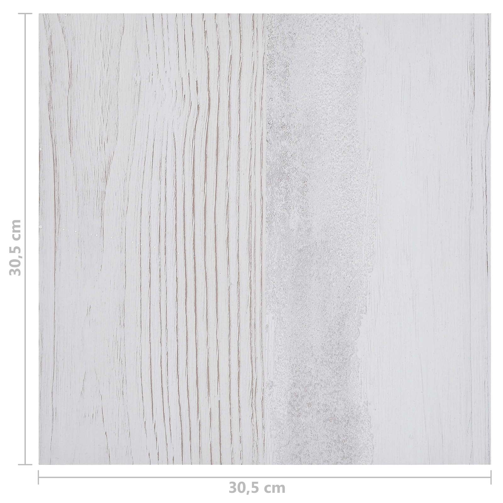 Podlahová Prkna 5,11 M² 55 Pcs Pvc Bílá A Světlá Šedá