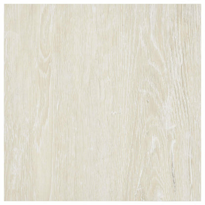 Podlahová Prkna 5,11 M² 55 Pcs Pvc Krémově Bílá
