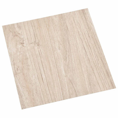 Podlahová Prkna 5,11 M² 55 Pcs Pvc Bílá A Dřevěná Barva