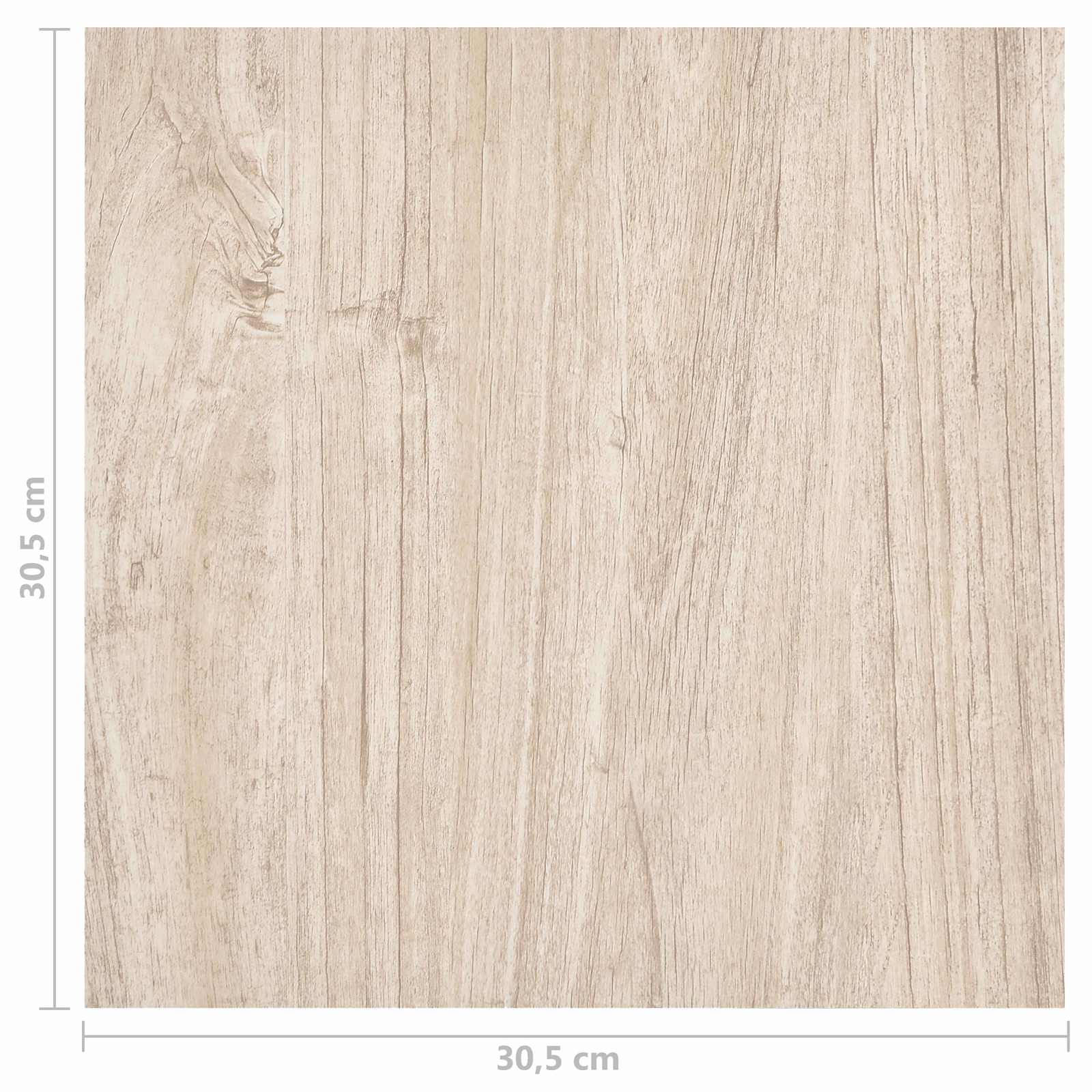 Podlahová Prkna 5,11 M² 55 Pcs Pvc Bílá A Dřevěná Barva