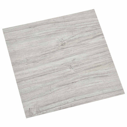 Podlahová Prkna 5,11 M² 55 Pcs Pvc Šedá A Dřevo