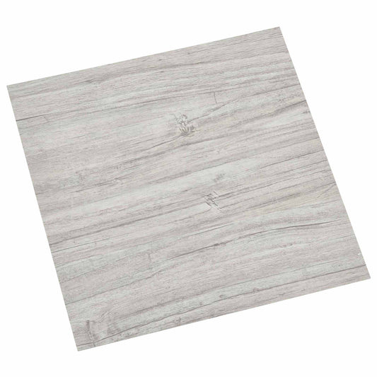 Podlahová Prkna 5,11 M² 55 Pcs Pvc Šedá A Dřevo