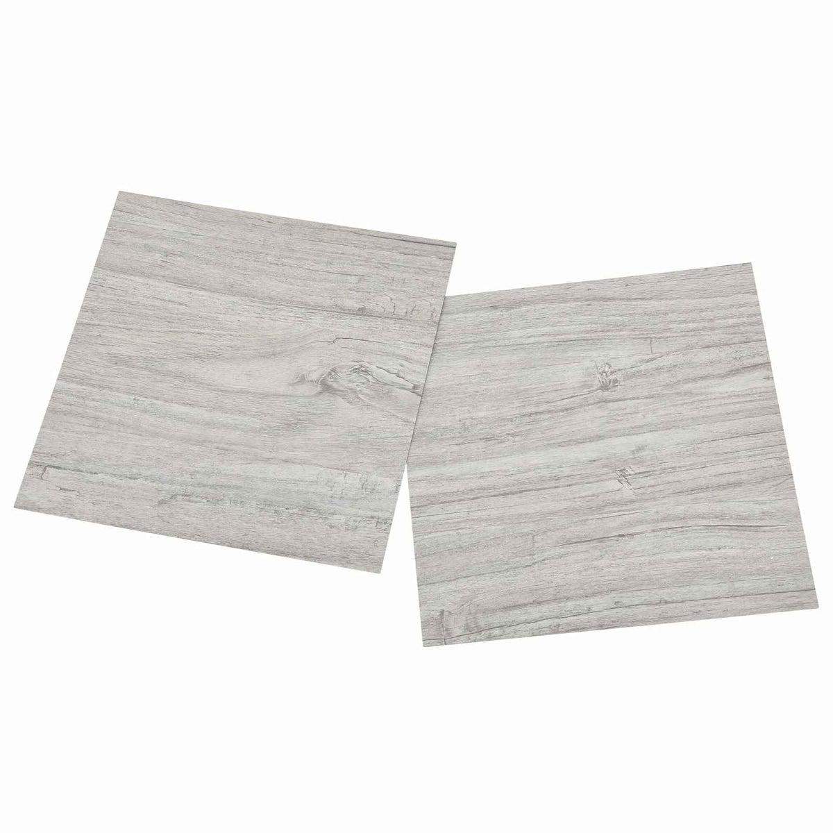 Podlahová Prkna 5,11 M² 55 Pcs Pvc Šedá A Dřevo