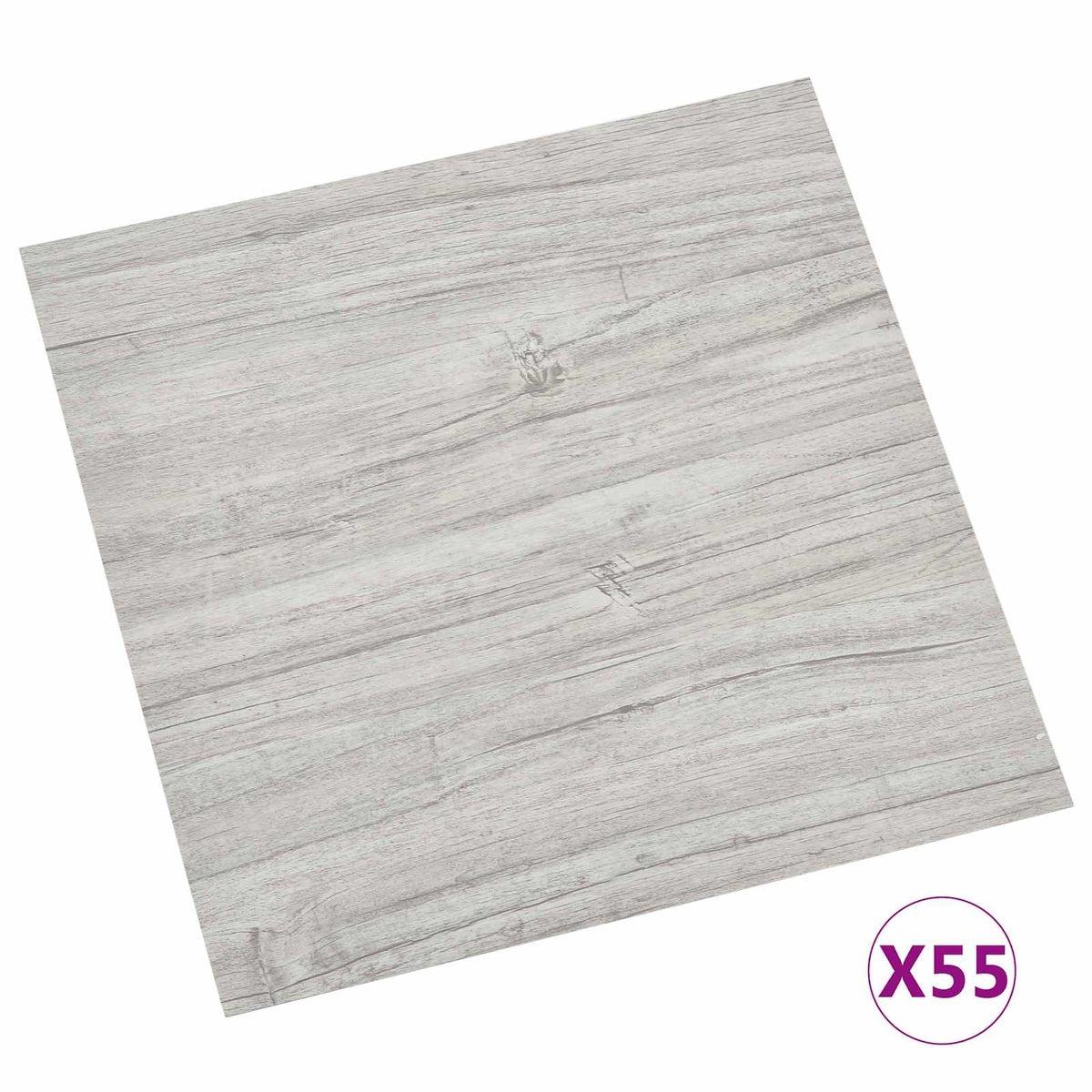 Podlahová Prkna 5,11 M² 55 Pcs Pvc Šedá A Dřevo