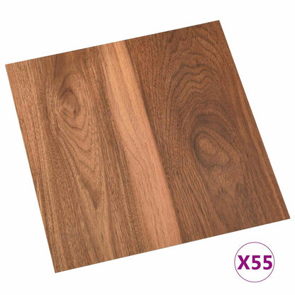 Podlahová Prkna 5,11 M² 55 Pcs Pvc Tmavé Dřevo