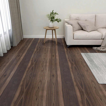 Podlahová Prkna 55 Pcs Tmavě Hnědá 5,11 M² Pvc