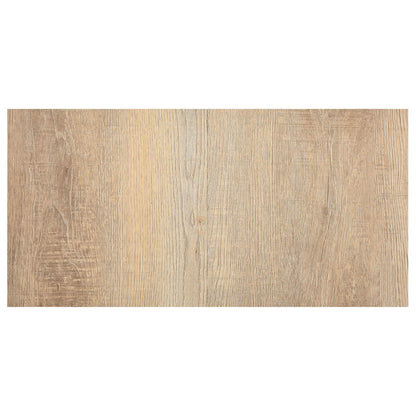 Podlahová Prkna 5,11 M² 55 Pcs Pvc Světle Šedá, Tmavě Hnědá