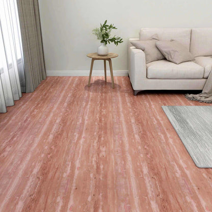Podlahová Prkna 55 Pcs Červená 5,11 M² Pvc