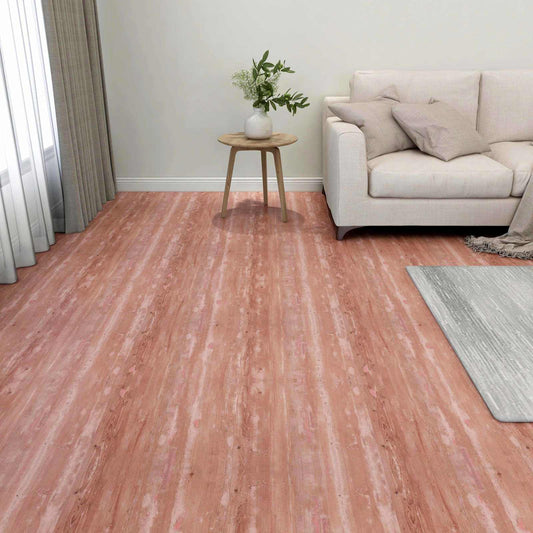 Podlahová Prkna 55 Pcs Červená 5,11 M² Pvc