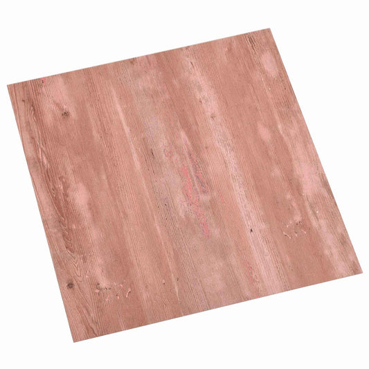 Podlahová Prkna 55 Pcs Červená 5,11 M² Pvc