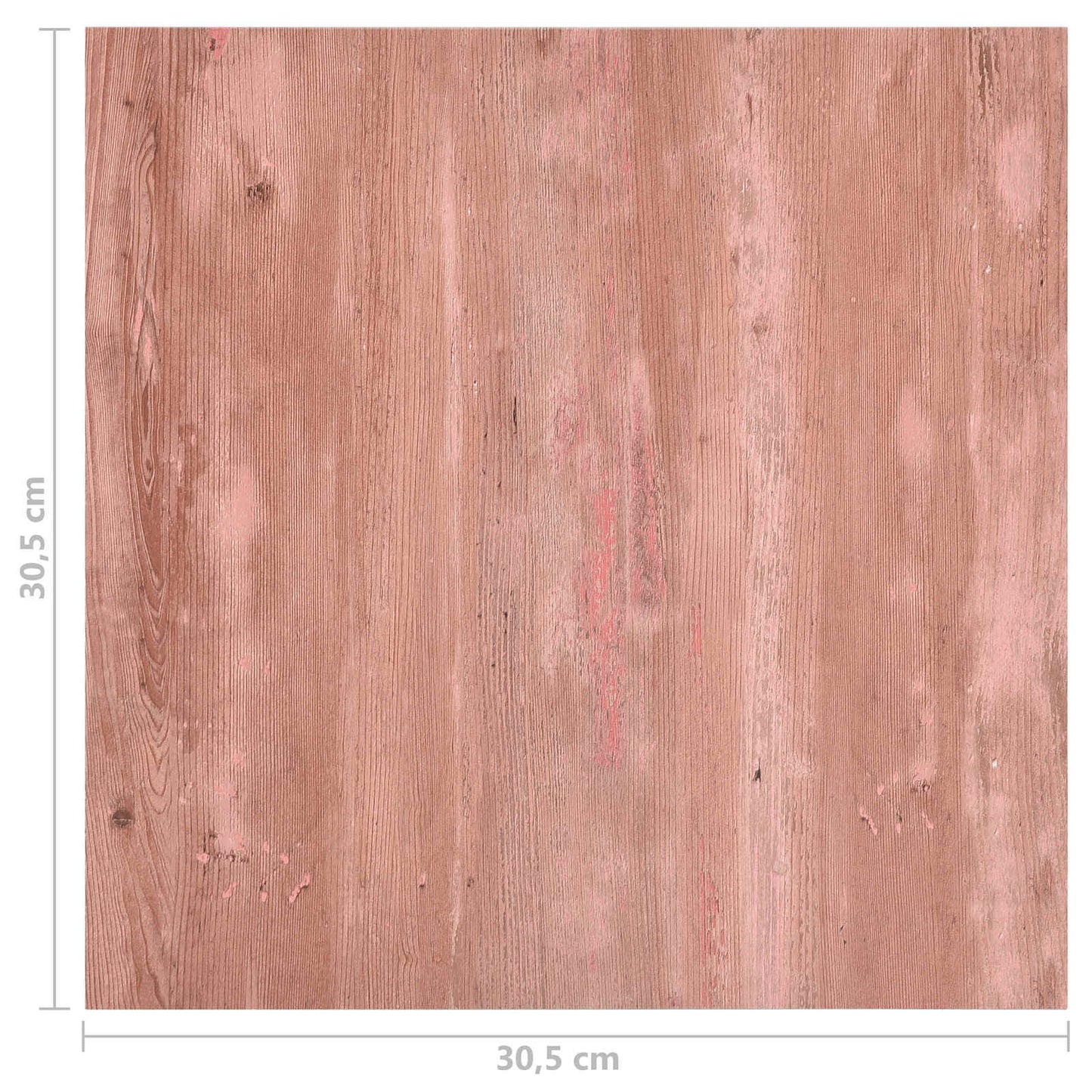 Podlahová Prkna 55 Pcs Červená 5,11 M² Pvc