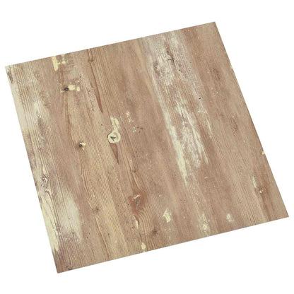 Podlahová Prkna 5,11 M² 55 Pcs Pvc Krémová A Světlehnědá