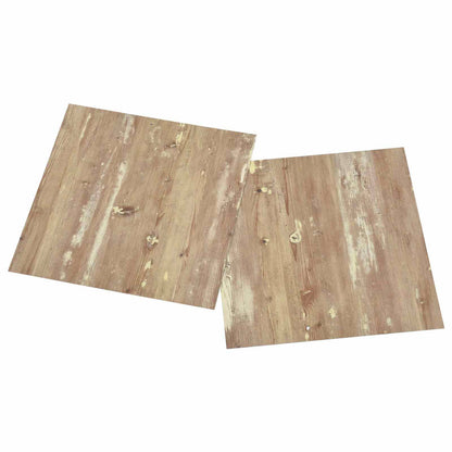 Podlahová Prkna 5,11 M² 55 Pcs Pvc Krémová A Světlehnědá