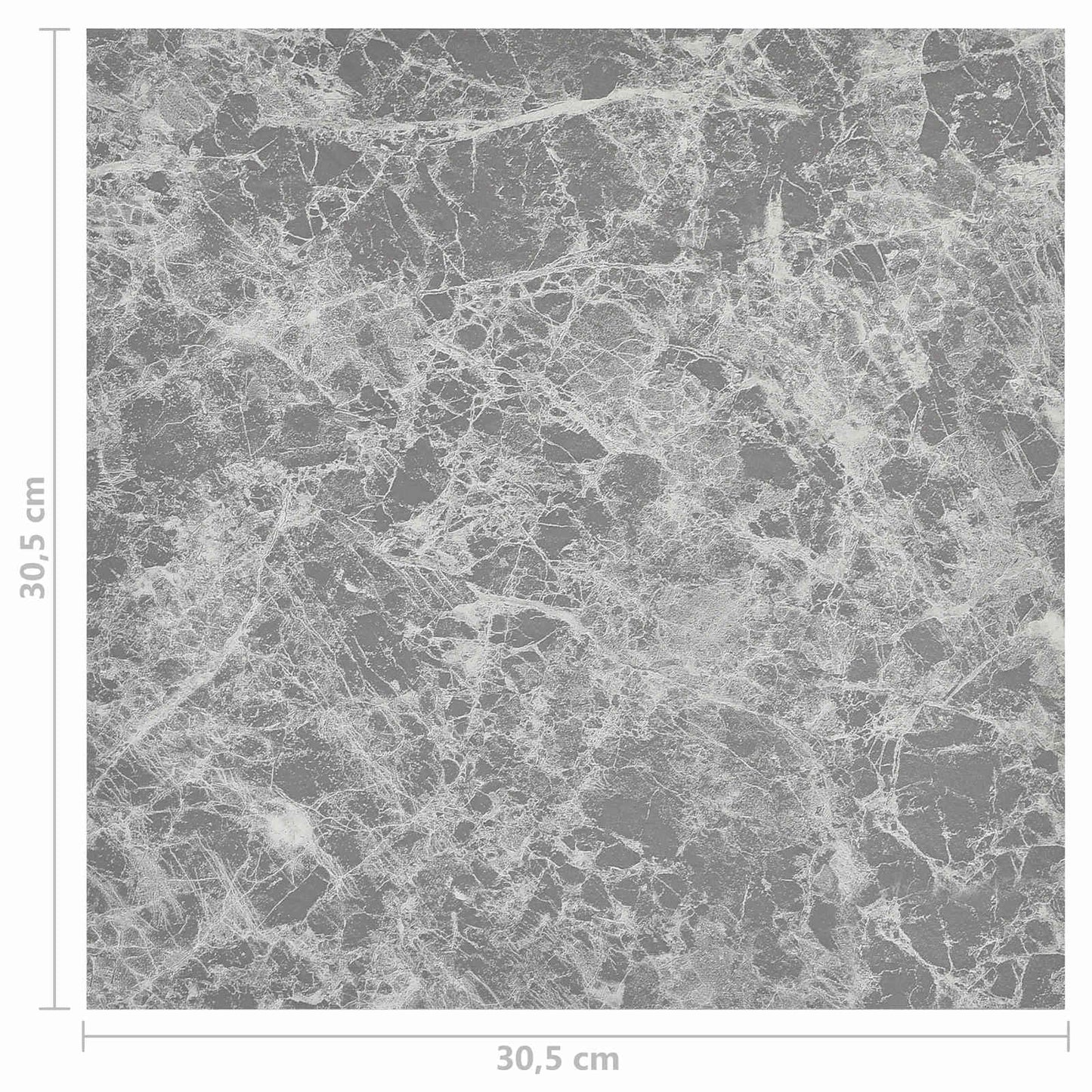 Podlahová Prkna 5,11 M² 55 Pcs Pvc Šedá
