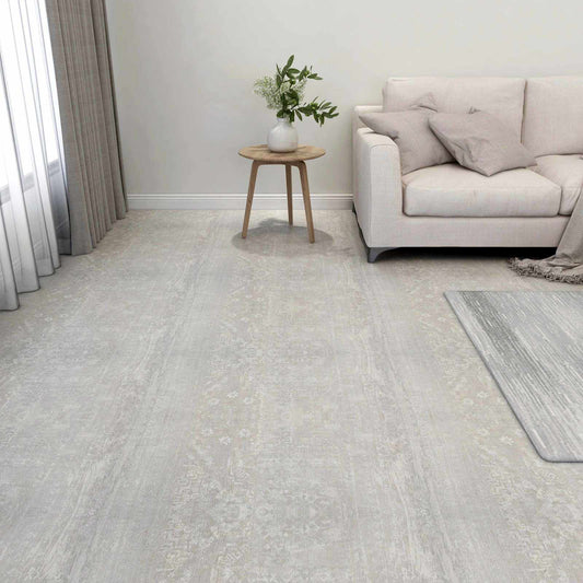Podlahová Prkna 5,11 M² 55 Pcs Pvc Bílá A Dřevo