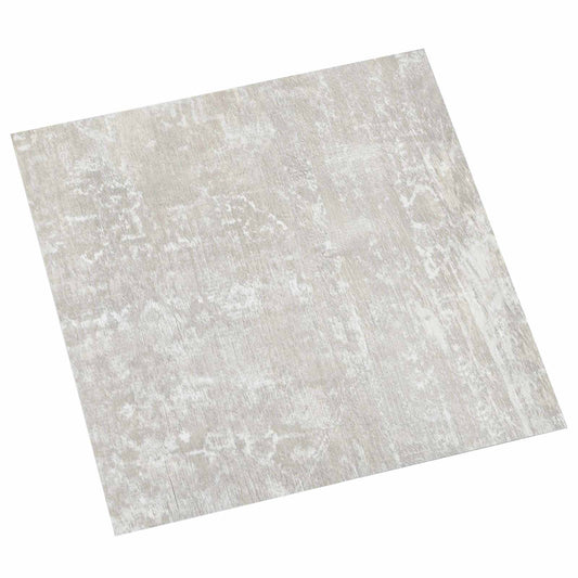 Podlahová Prkna 5,11 M² 55 Pcs Pvc Bílá A Dřevo