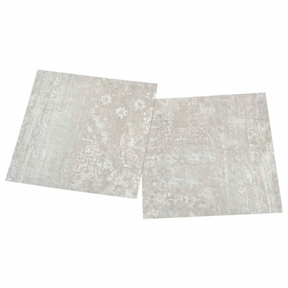 Podlahová Prkna 5,11 M² 55 Pcs Pvc Bílá A Dřevo