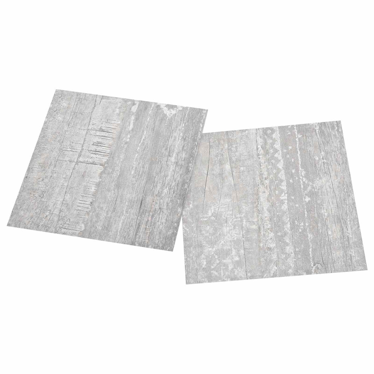 Podlahová Prkna 5,11 M² 55 Pcs Pvc Světle Šedá A Bílá